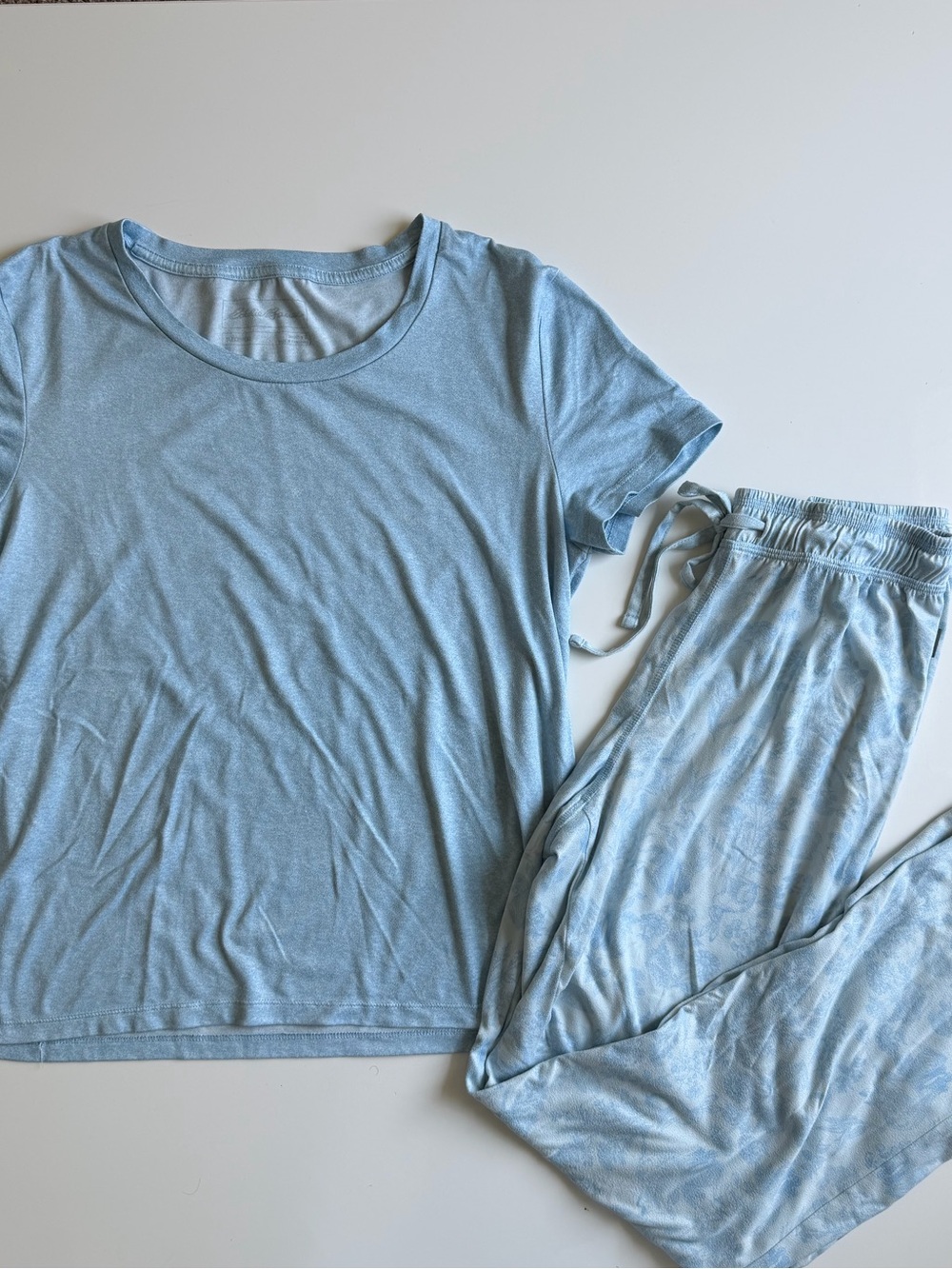 Eddie Bauer Blue Toile Pajamas - Size S